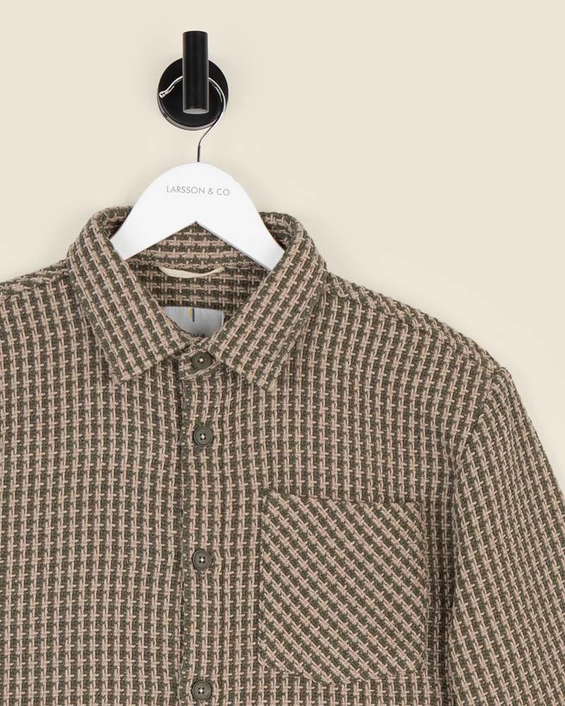Olive & Stone Textured Overshirt - Image 8