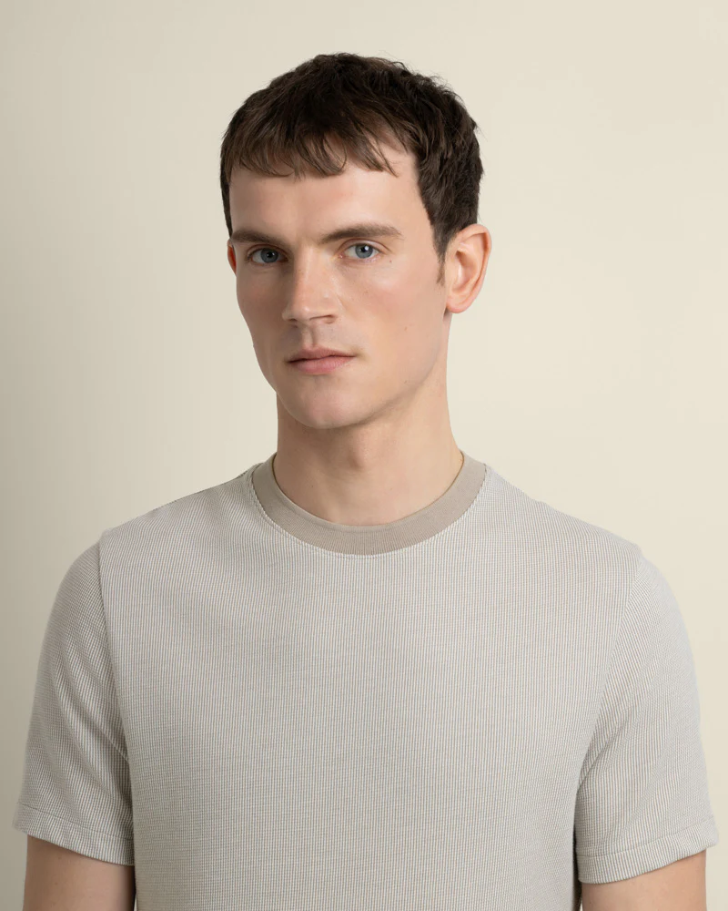 Osvald - Jacquard Textured T-Shirt - Image 11