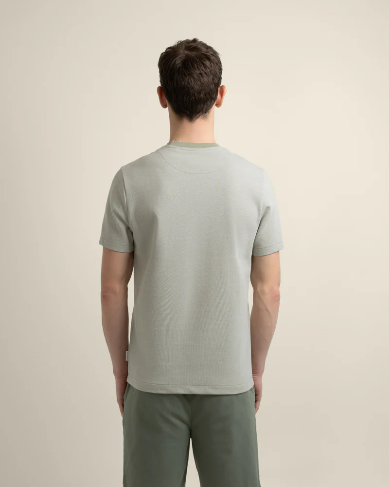 Osvald - Jacquard Textured T-Shirt - Image 8