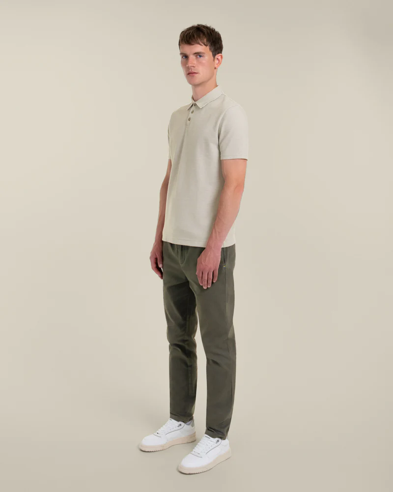Per - Jacquard Textured Polo Shirt - Image 5