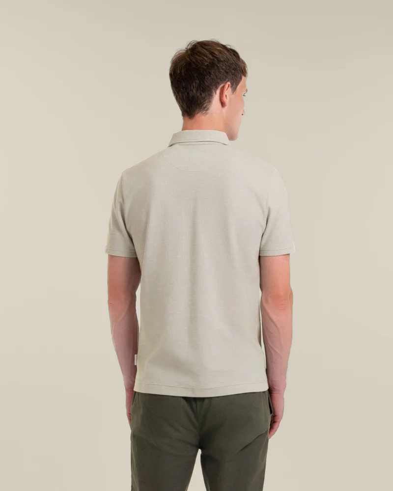 Per - Jacquard Textured Polo Shirt - Image 6