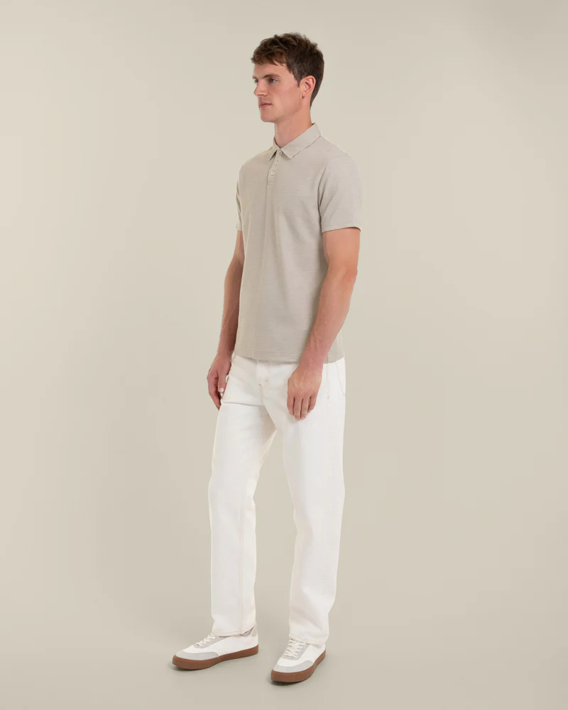 Per - Jacquard Textured Polo Shirt - Image 9