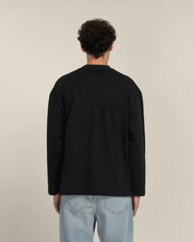 Praesto - Oversized Stepped Hem Sweatshirt - Image 14