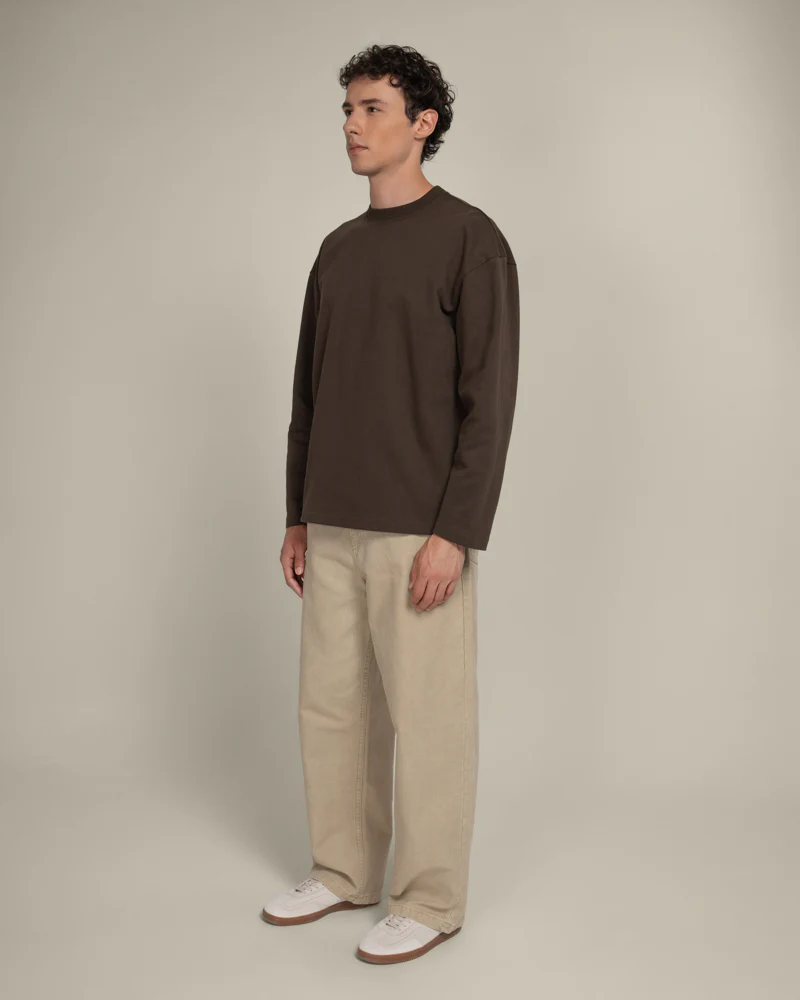 Praesto - Oversized Stepped Hem Sweatshirt - Image 19