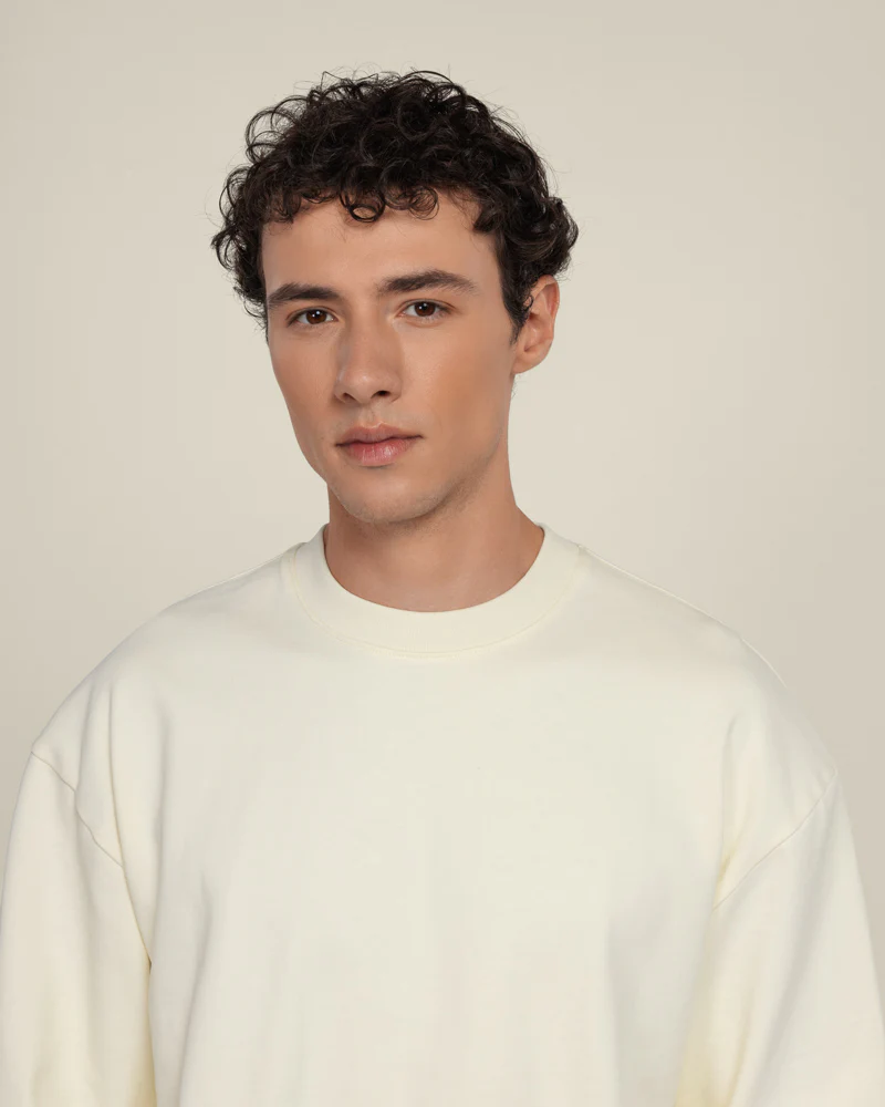 Praesto - Oversized Stepped Hem Sweatshirt - Image 22