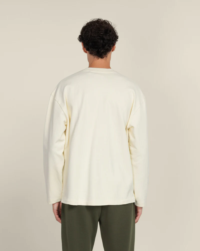 Praesto - Oversized Stepped Hem Sweatshirt - Image 25