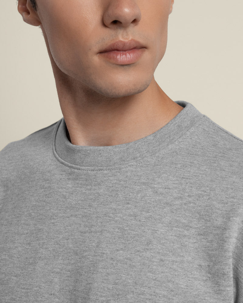 Praesto - Oversized Stepped Hem Sweatshirt - Image 27
