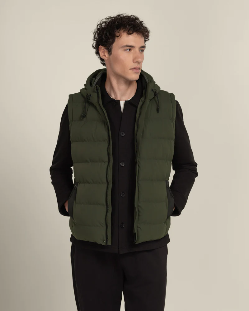 Sigvard - Hooded Puffer Gilet - Image 15
