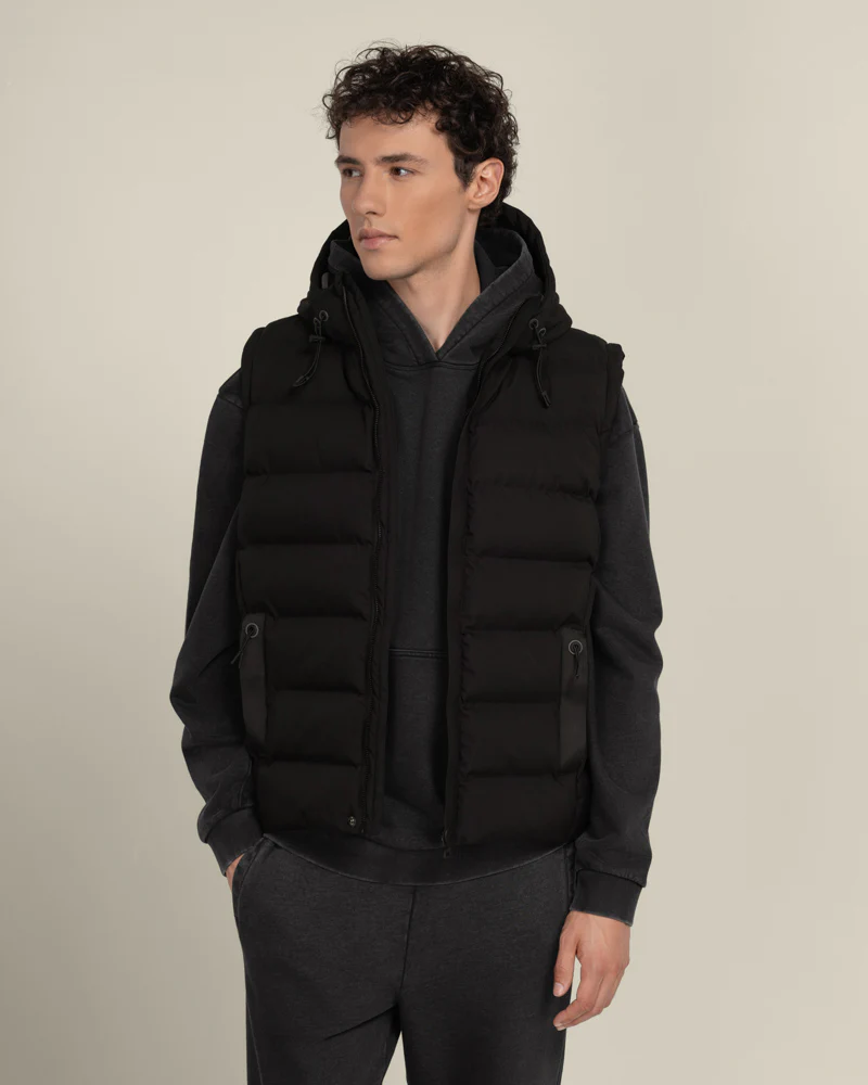 Sigvard - Hooded Puffer Gilet - Image 3