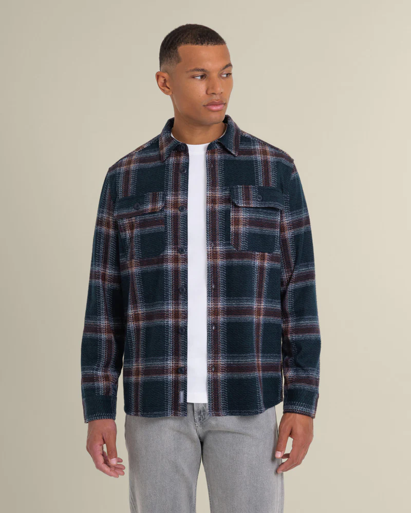 Skagen - Multi Check Jersey Casual Overshirt - Image 19