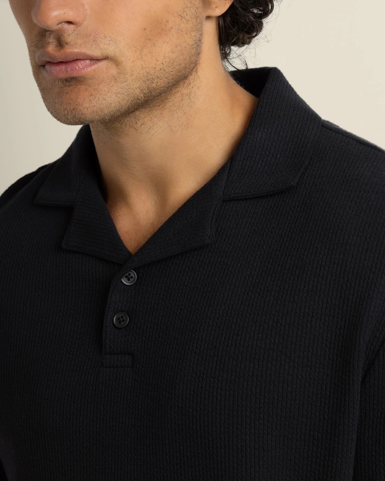 Sommer - Wavy Rib Polo Shirt - Image 14
