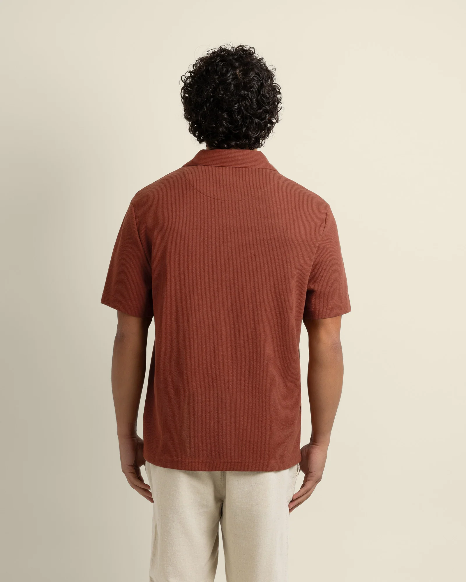Sommer - Wavy Rib Polo Shirt - Image 4