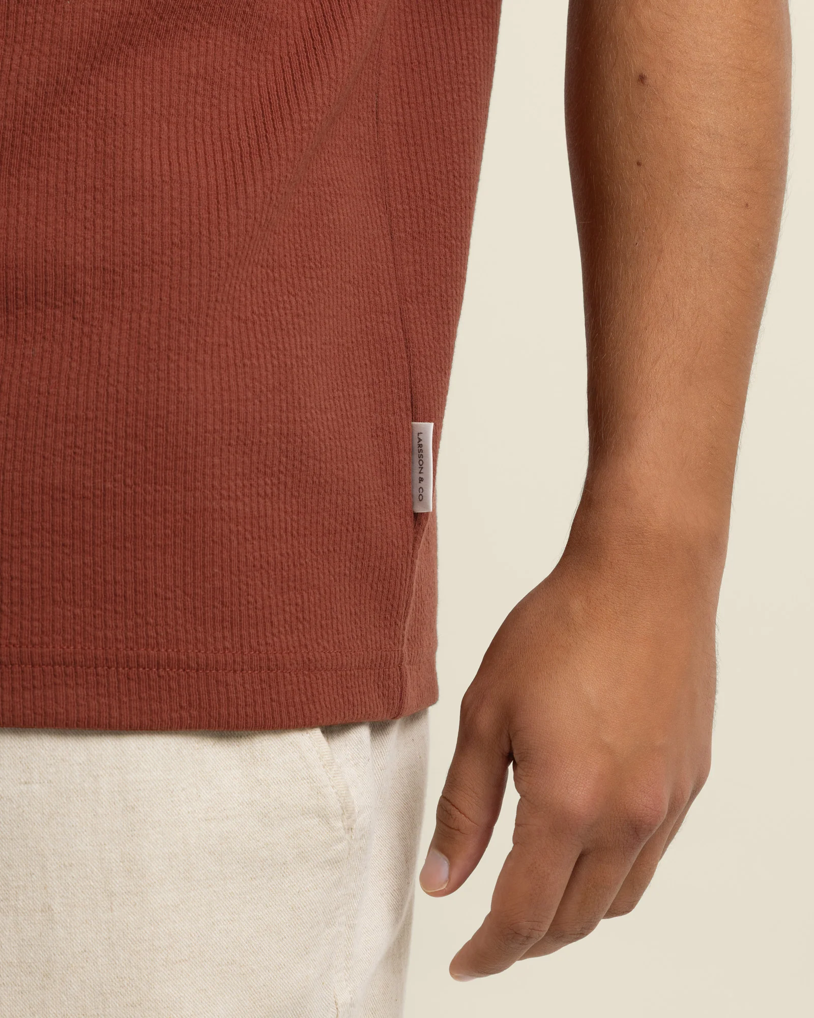 Sommer - Wavy Rib Polo Shirt - Image 6