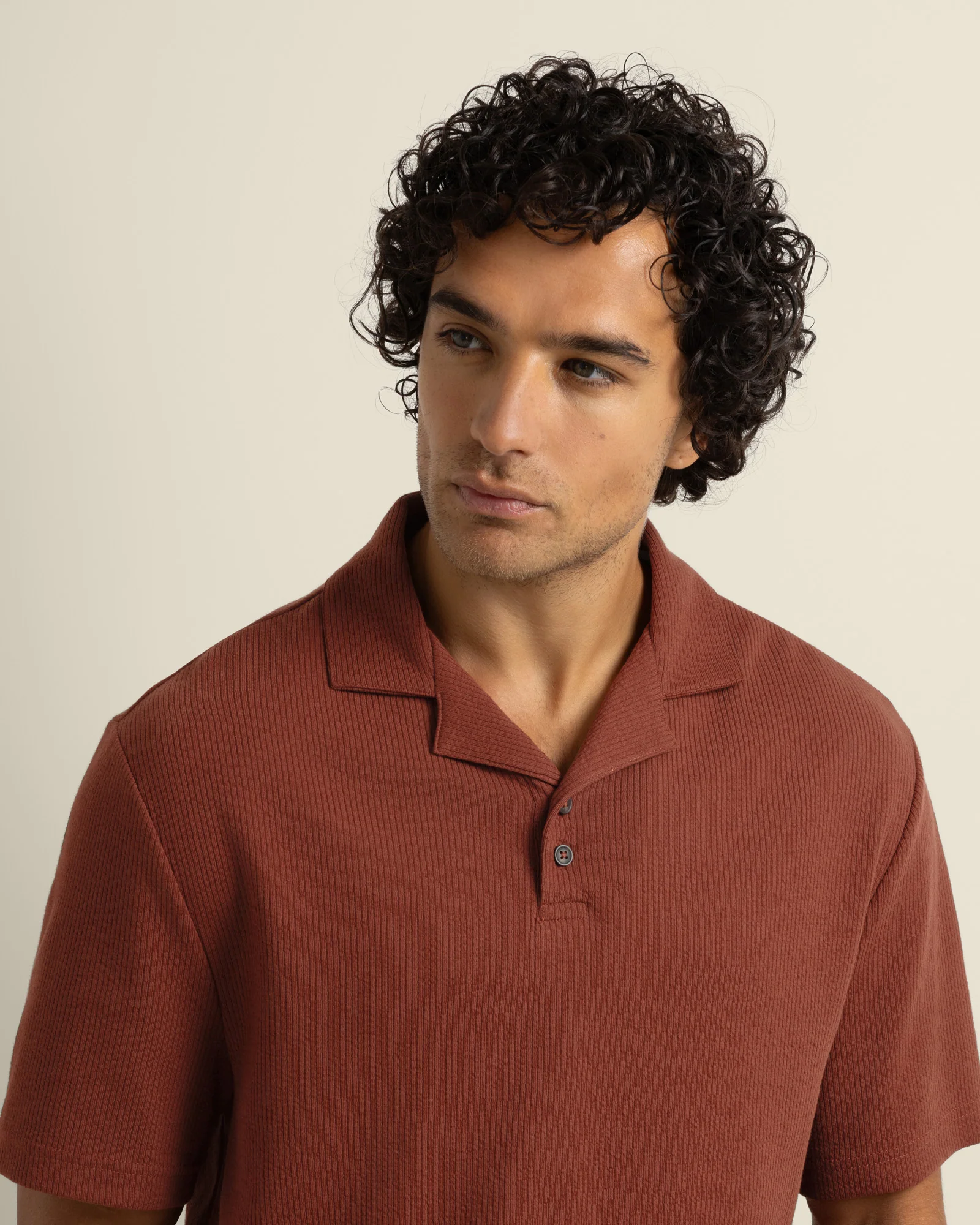 Sommer - Wavy Rib Polo Shirt - Image 8