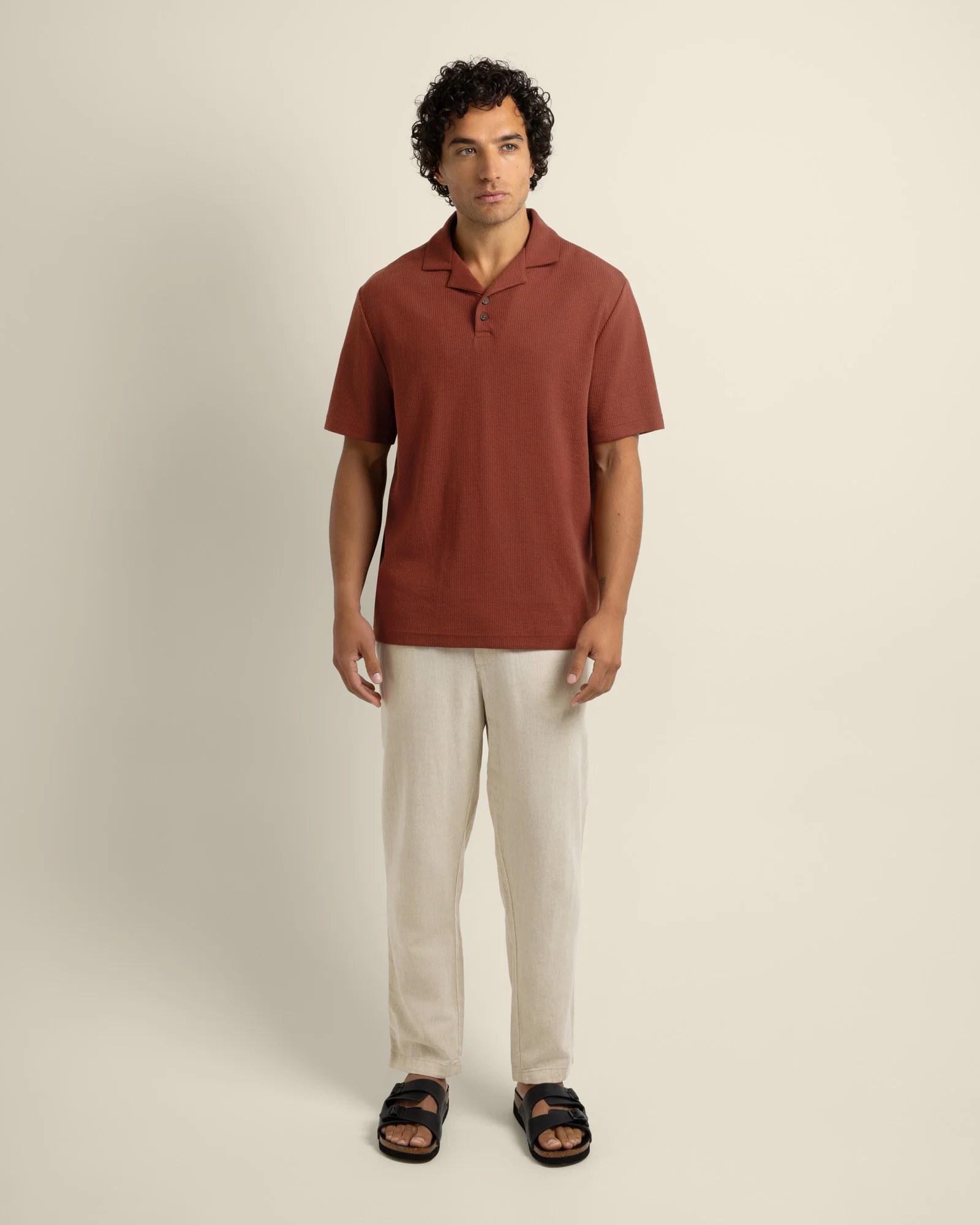 Sommer - Wavy Rib Polo Shirt - Image 9