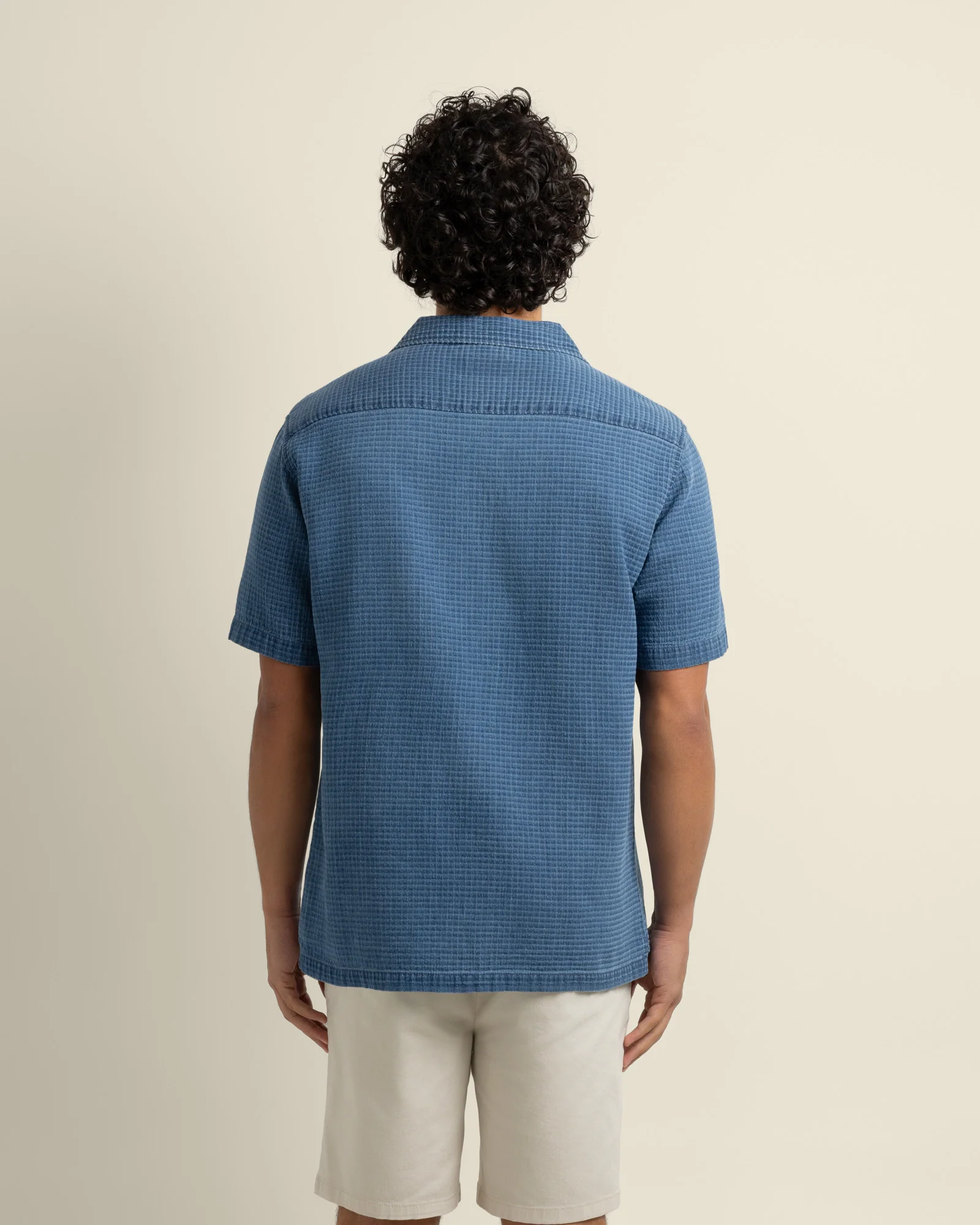Soren - Grid Denim Short Sleeve Shirt - Image 6
