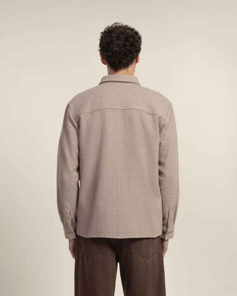 Stone Textured Overshirt - Image 5