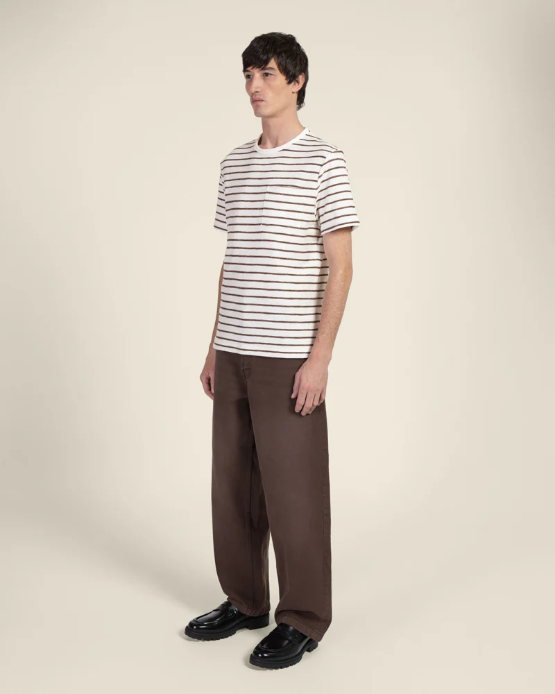 Striped Towelling T-Shirt - Image 17