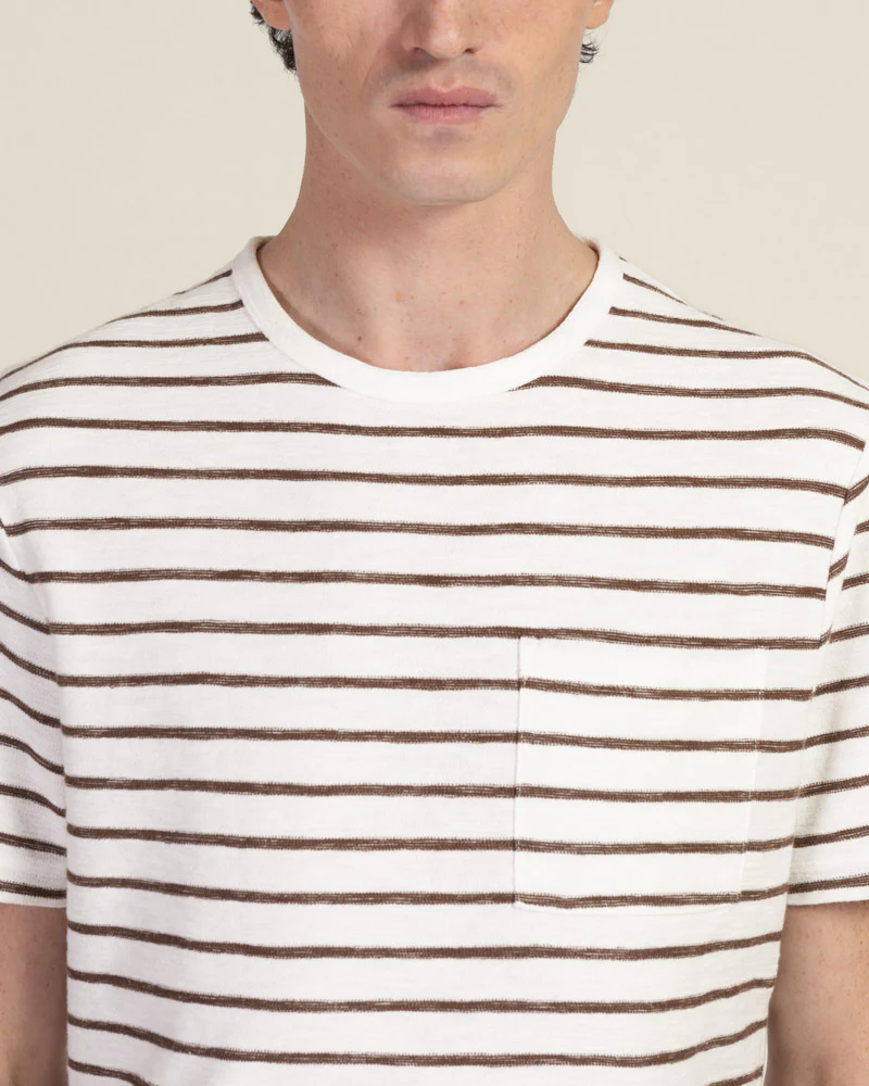 Striped Towelling T-Shirt - Image 21