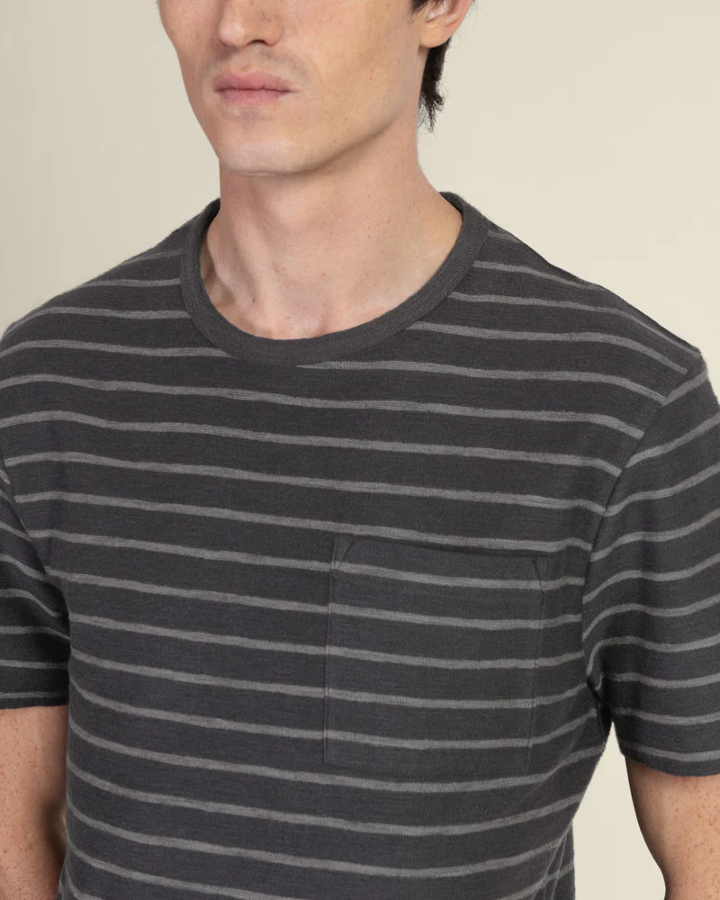 Striped Towelling T-Shirt - Image 8