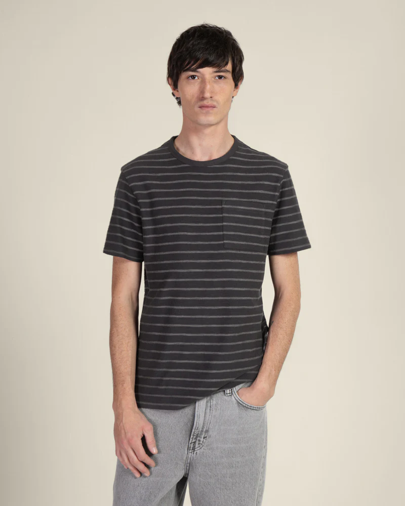 Striped Towelling T-Shirt - Image 9