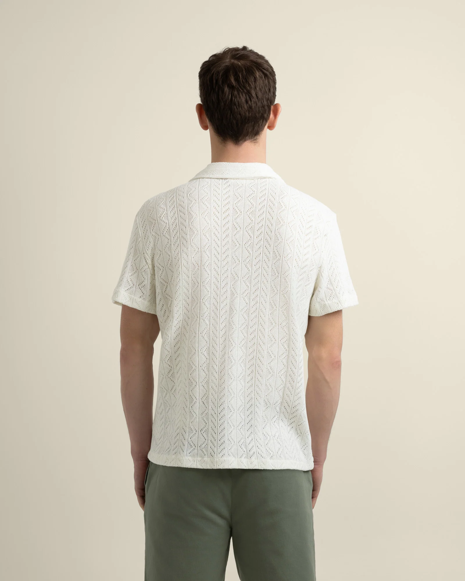 Tait - Diamond Crochet Short Sleeve Shirt - Image 6