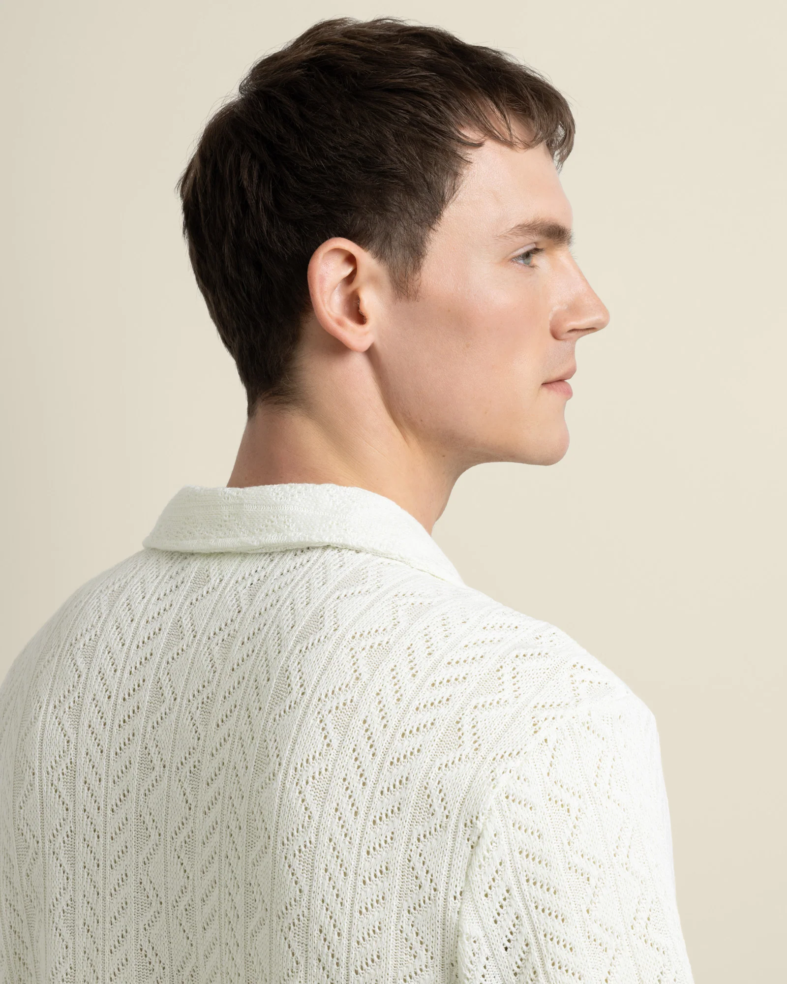 Tait - Diamond Crochet Short Sleeve Shirt - Image 7