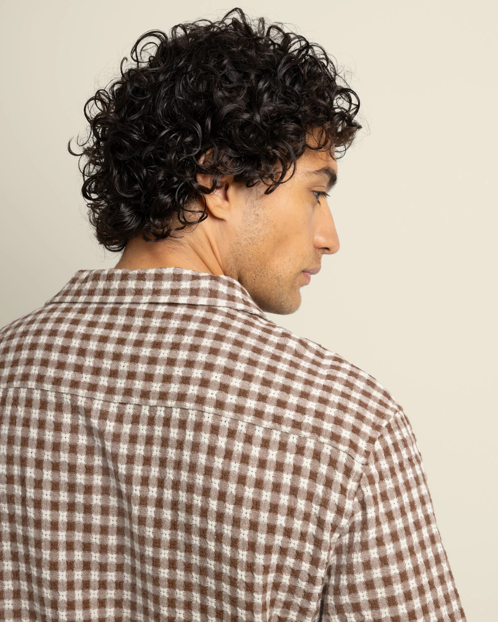 Torben -Textured Check Short Sleeve Shirt - Image 7