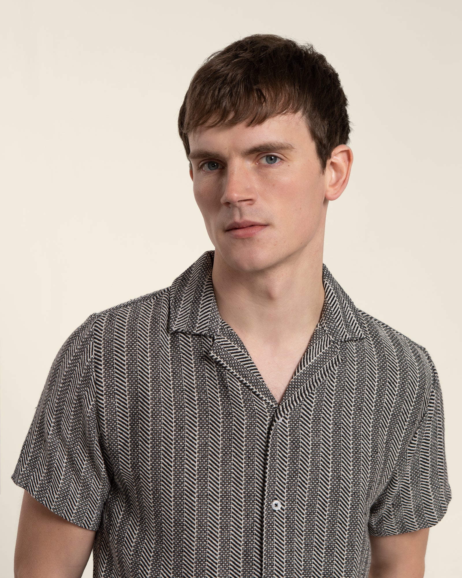 Twill Textured Short Sleeve Shirt - Image 8