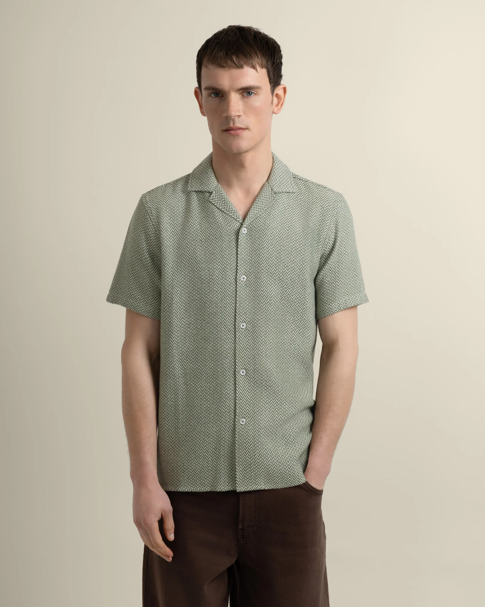 Wray - Chevron Short Sleeve Shirt