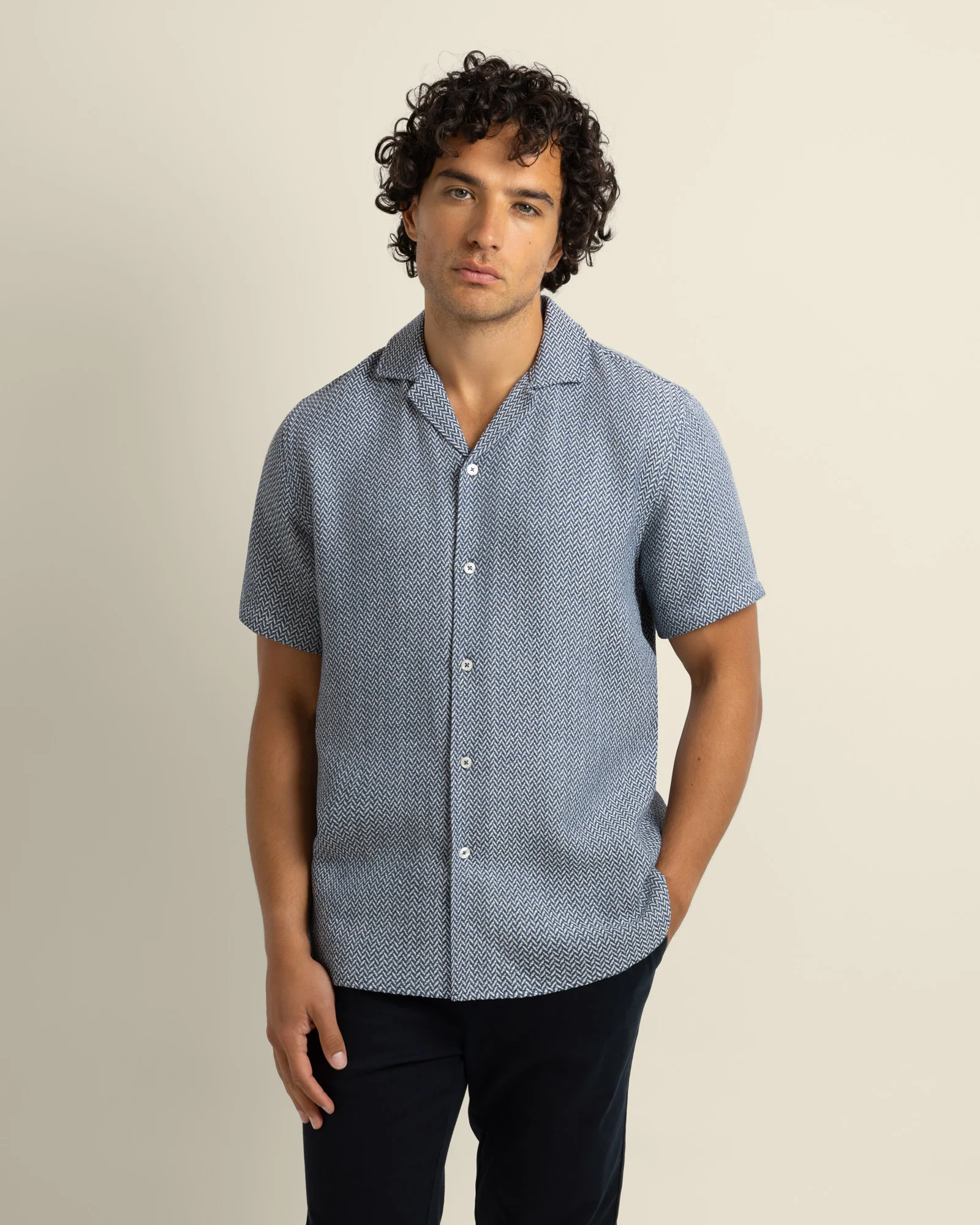 Wray - Chevron Short Sleeve Shirt - Image 15